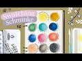 Review and Swatching of 12 Color Set Schmincke Schmincke Horadam Aquarelle | Real Time