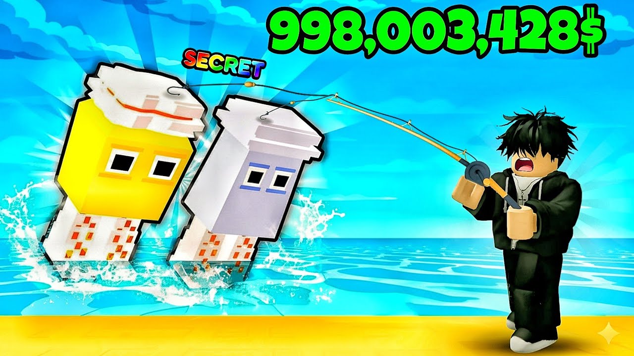 ကျွန်တော် အမိုက်စား Brainrot တွေကိုမြှားခဲ့တယ် | Fish a Brainrot - Roblox 