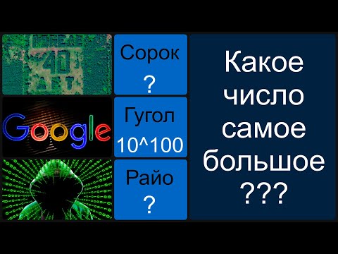 Видео: Сравнение Числа до бесконечности