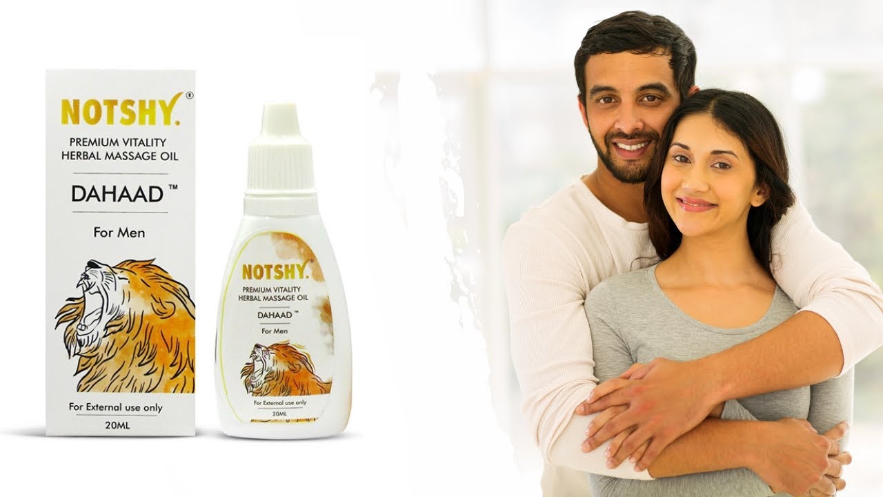 Not Shy | DAHAAD Intimate Ayurvedic Massage oil for MEN |