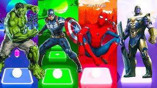 Telis Hop EDM & Phonk Rush - Hulk vs Captain America vs Spider-Man vs Thanos