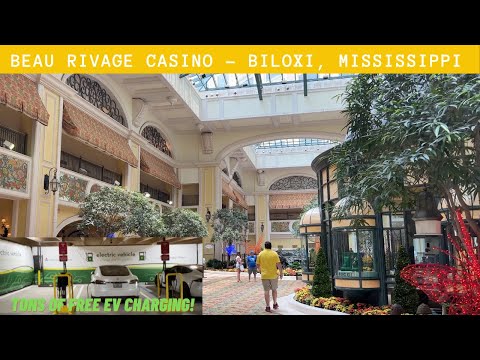 Beau Rivage Biloxi Casino Walkthrough & Free EV Charging!