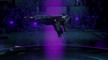 Hyper Scape - Neon Galaxy Ripper - Weapon Preview