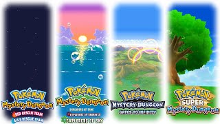 Pokemon Mystery Dungeon - All Main Staff Credits Themes (with intros)