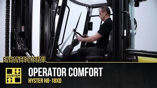 Operator Comfort  Hyster® H818XD