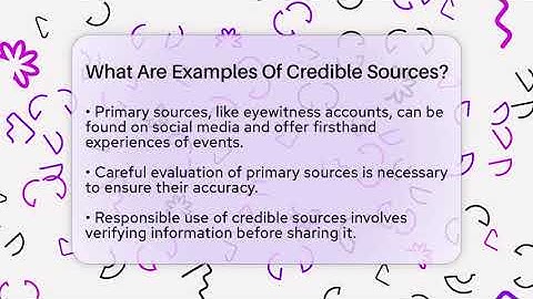 What Are Examples Of Credible Sources? - Everyday-Networking