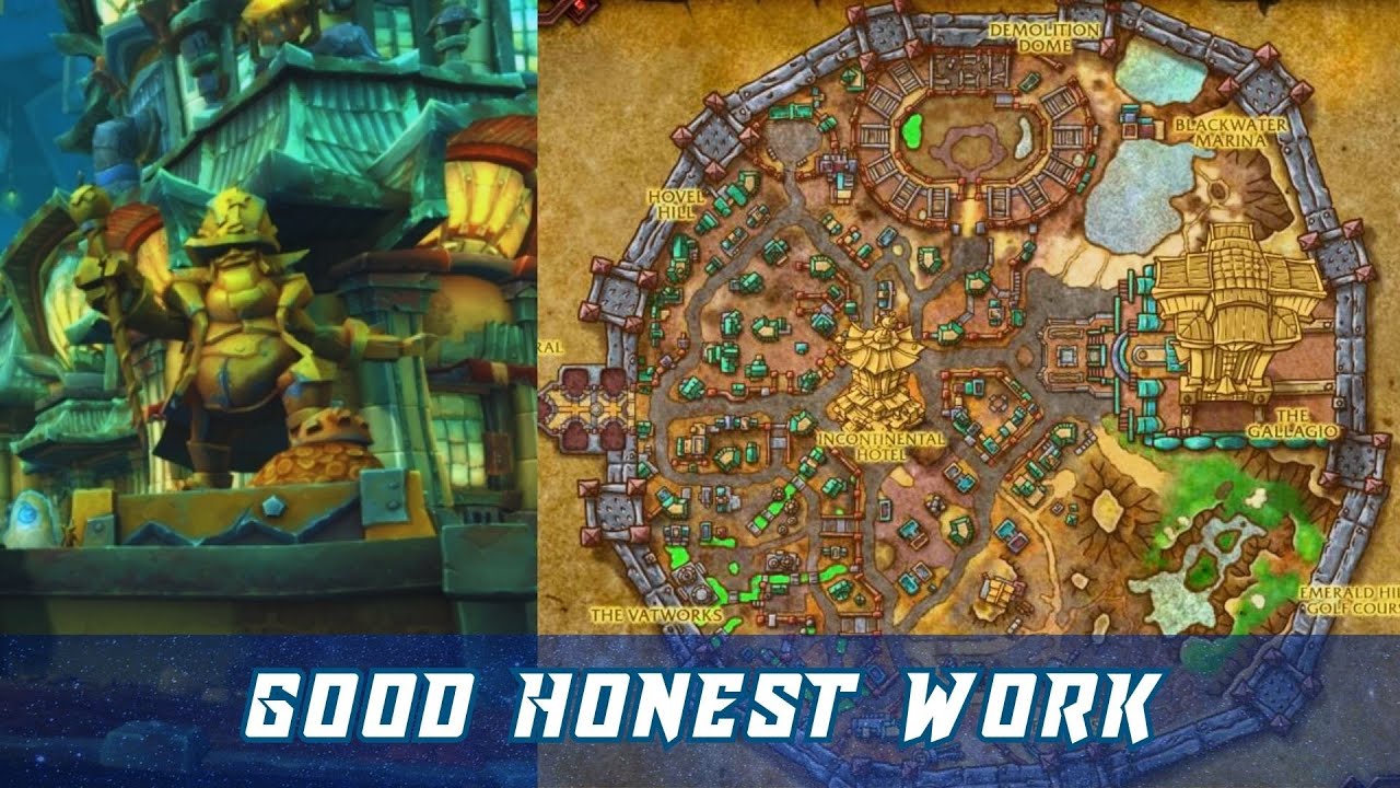Good Honest Work Wow Quest | Follow Zirdo on his "tour." - YouTube