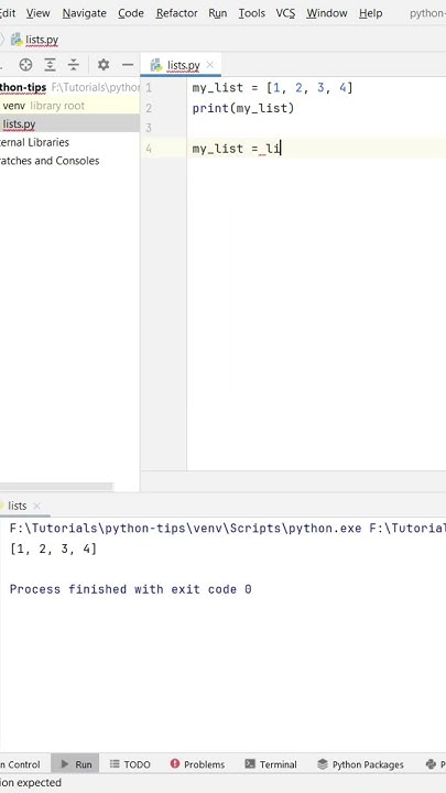 Python List Creation: Square Brackets vs. list() Constructor # ...
