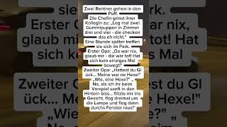 Ein Abenteuer im hohen Alter: Tot oder Hexe? 👴💨 #flachwitz #lustig