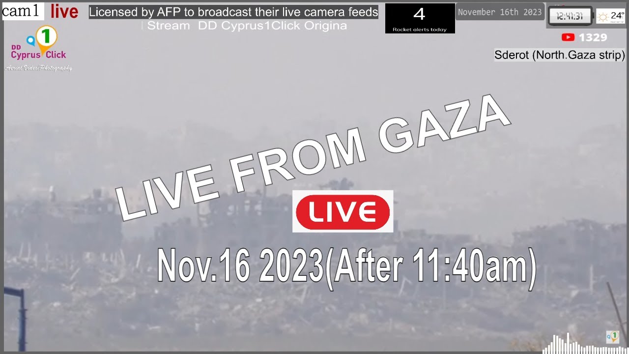 GAZA LIVE : Palestine,GAZA | Multi-cams | Stream#92 - YouTube