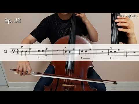 [첼로홈트] 스트링빌더1 P.9 No.33 | string builder cello | Cello Lesson | 첼로배우기 | 첼로레슨 | 첼로기초