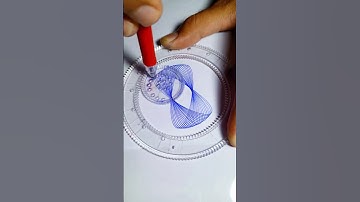 💙💕Creating Hypnotic Spirograph Designs ✨ #oddlysatisfying  #spirographartsworld  #relaxingvideos