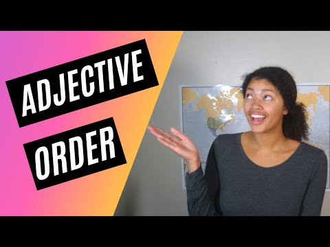 Where do Adjectives Go in English? | English Adjective Order