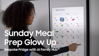 Sunday Meal Prep Glow Up | Samsung Smart Kitchen Appliances with Brook Caison