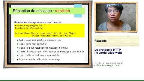 Programmation réseaux : UDP