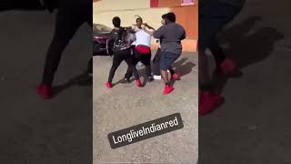 🥊STREET BOXING🥊INGLEWOOD FAMILY BL⭕️⭕️D PUT ⭕️N A BIG EXTRA ONION AND CHEESE MAN 😳😳