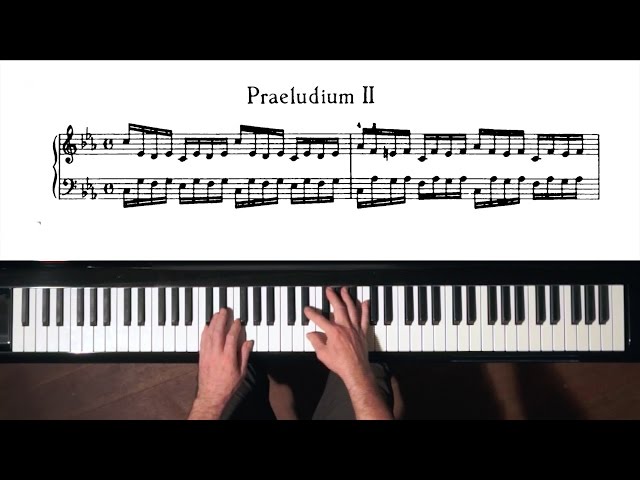 Bach - Clavier bien tempéré Livre 1: Prélude & fugue n°2 : Cédric Pescia, piano