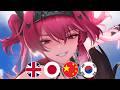 LUPA CATCHES YOU STARING in 4 Different Languages | Wuthering Waves Lupa VA Comparison