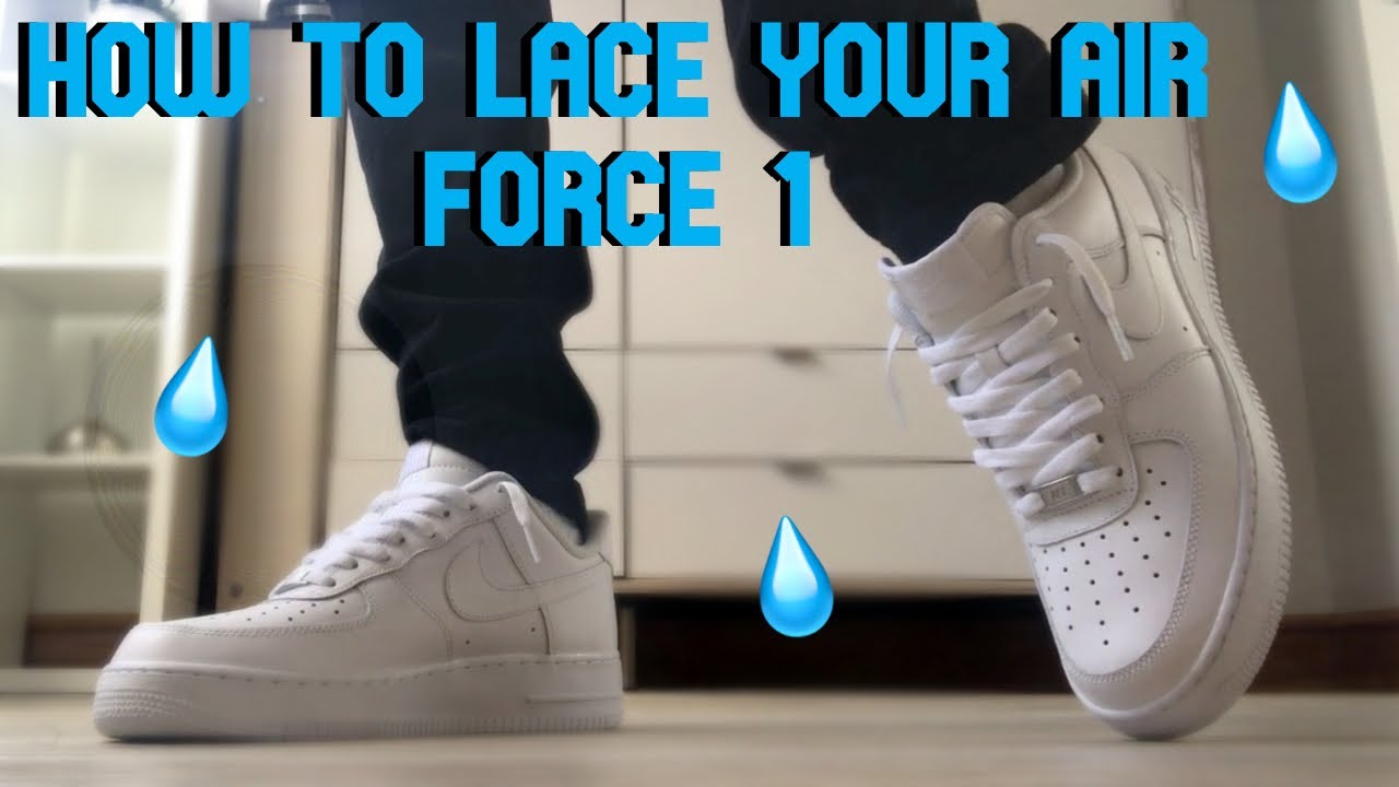 how to loose lace air forces