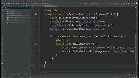 Open Camera In Android Studio | Capture Image | Java