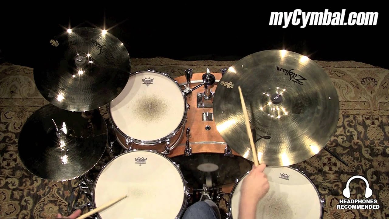Zildjian 20" A Custom Sizzle Ride Cymbal (A205261052114YY) YouTube