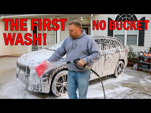 Testing encapsulation in a bucket with rinseless wash products. :  r/AutoDetailing