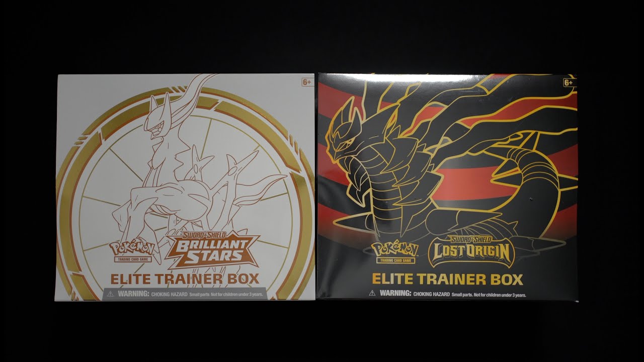Pokemon Elite Trainer Box Brilliant Stars, Lost Origin Unboxing - YouTube