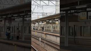 223系新快速尼崎駅入線