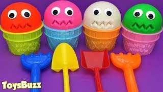 Come fare i Gelati di Pongo Play Doh con Super Pigiamini Uova SORPRESA Impara i Colori in Italiano