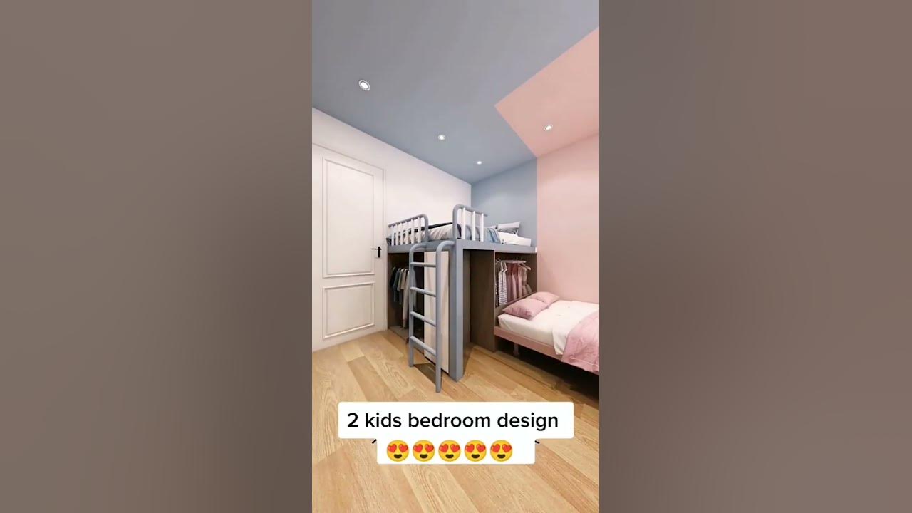 2-kid-s-small-bedroom-design-shorts-trending-interior-viral
