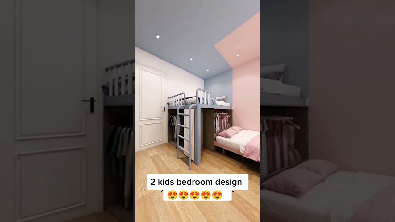 2 Kid s Small Bedroom Design shorts trending interior viral 2 Kid s Small Bedroom Design shorts trending interior viral
