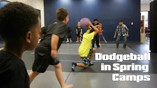 Dodgeball in Spring Camps