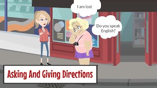 Asking And Giving Directions👉 Practice English Conversations | Learn English Speaking Easily Quickly