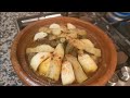 طاجين اللحم بالملوخية والبطاطا والبطاطا حلوة طاجين اللحم بالملوخية والبطاطا والبطاطا حلوة