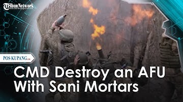 Servicemen from the Central Military District Destroy an AFU Stronghold by Sani mortars