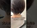 【カット動画】大人の少し長めのショートボブ✂︎ #カット #丸みショート #ショートボブ #大人女性 #40代 #50代 #Shorthair #hairstyle #くびれショート