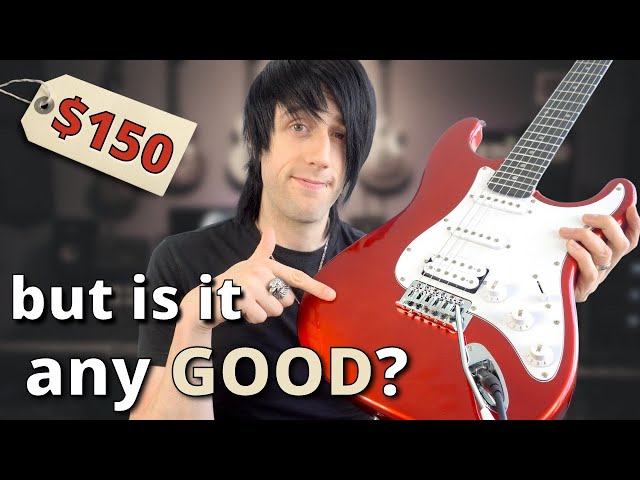 Can a CHEAP Guitar Be GOOD?  Donner DST-100R Beginner Bundle 