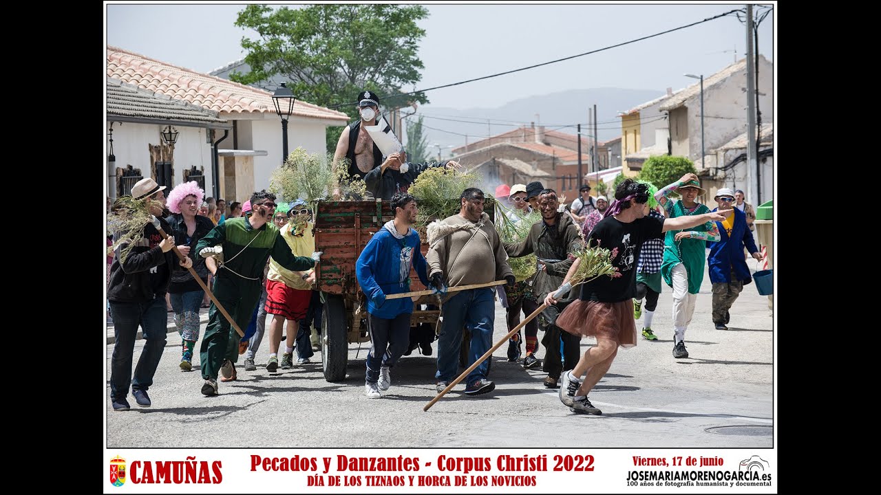 Corpus Camuñas 2022  - Día de los Tiznaos y Horca de los novicios - Viernes 17 de junio