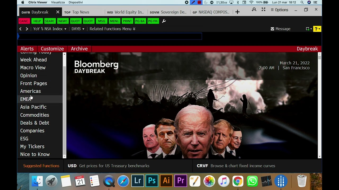 Il terminal di Bloomberg in Italiano - Introduzione