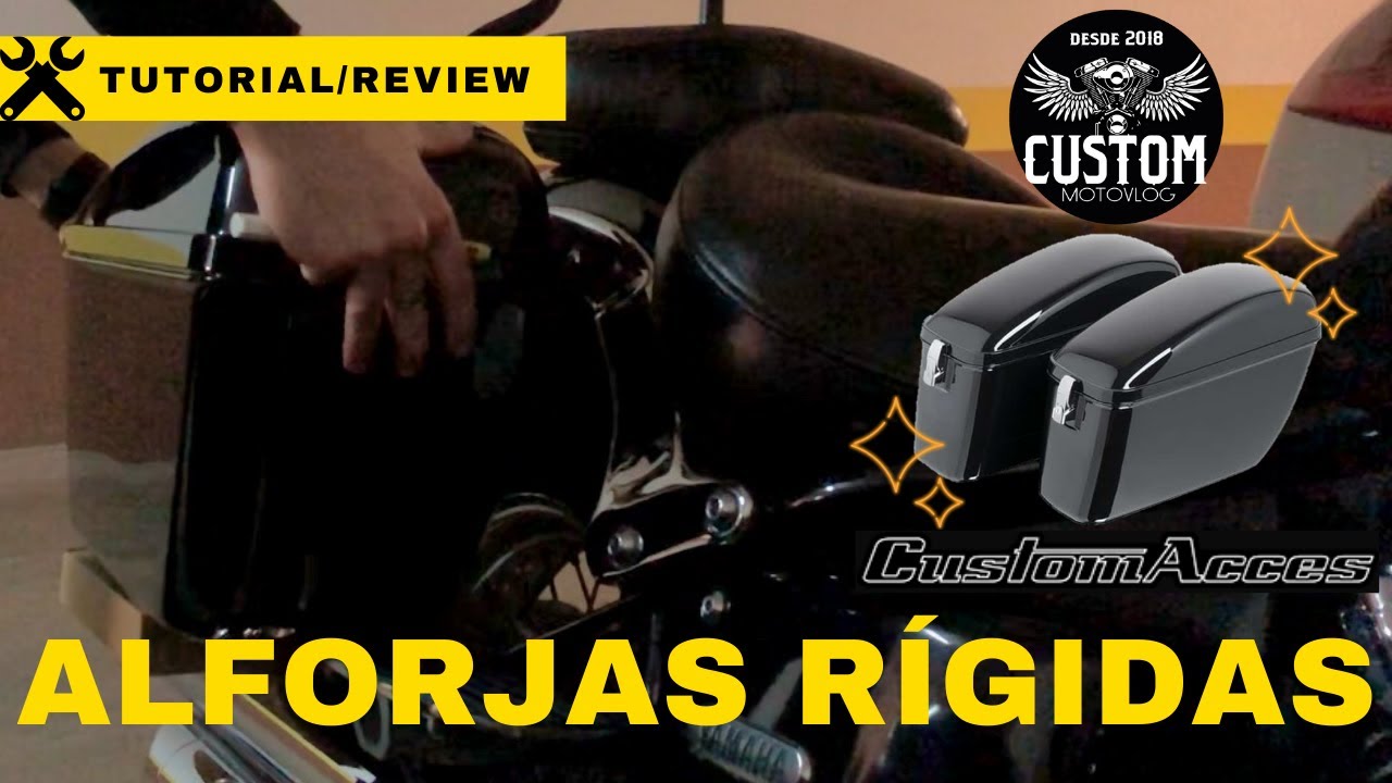 Cómo instalar rígidas en una MOTO CUSTOM: ¡Tutorial para hacer en casa! -