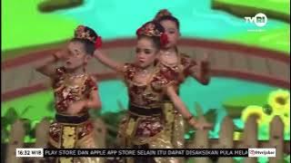 DUNIA ANAK TVRI tari KATUMBIRI JAIPONG tari kreasi anak bangsa Jawa Barat