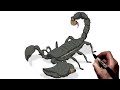 How To Draw A Scorpion Step By Step 