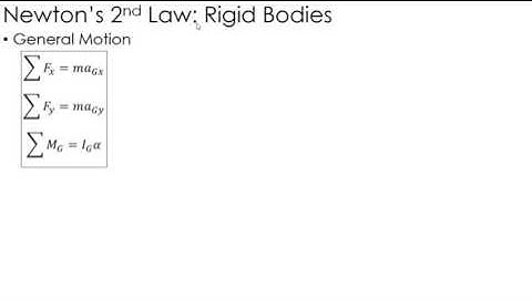 Dynamics Lecture: Newton