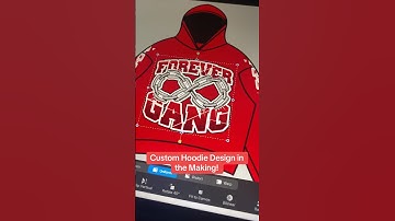 How I Made This FIRE Hoodie Design in Procreate!🎯👀 #clothingbrand #art #digitalart #procreate