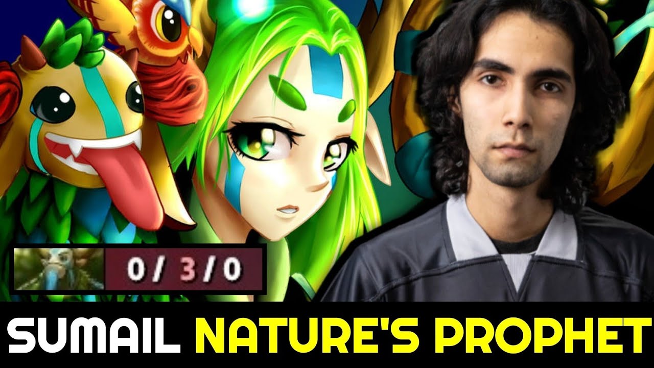 SUMAIL Nature's Prophet — Super Bad Start Scepter Build 7.28 Dota 2
