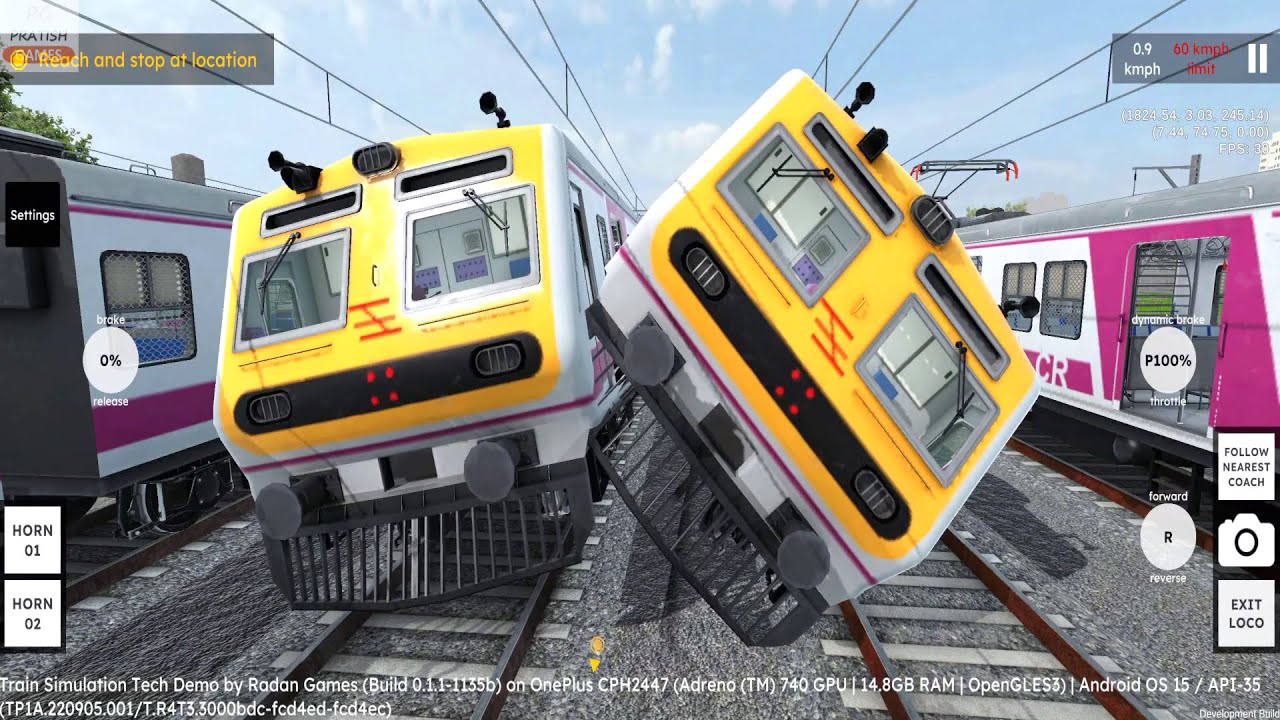 Mumbai Local Train Accident in RG Train Tech Demo Android Gameplay | Best Train Games for Android