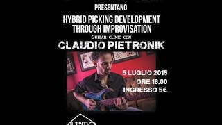 Hybrid Picking Development Through Improvisation - Live sections