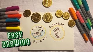Tong Tong Play - Coloring Snacks l Canada Chocolate Coins l Elizabeth l Art for Kids screenshot 5