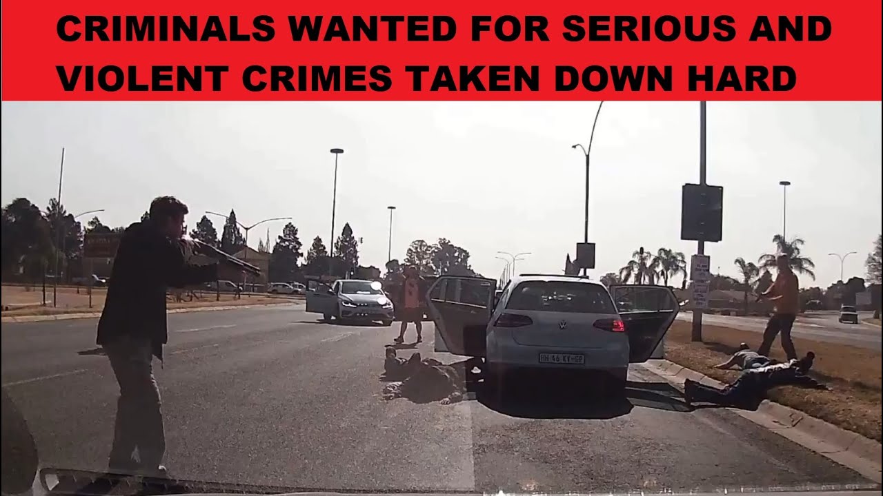 Wanted robbers taken down hard