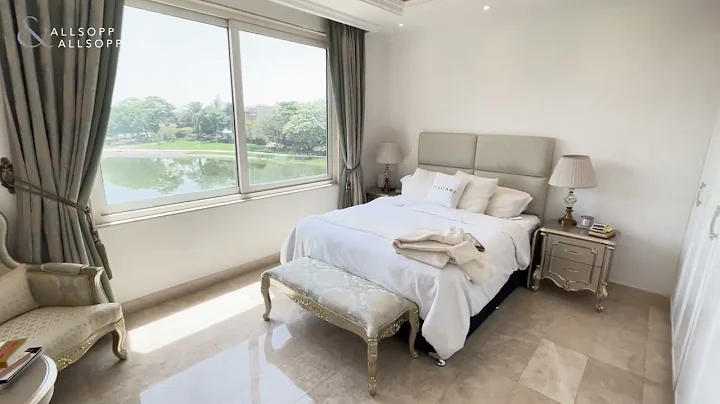 European styled 4-BR with lake views in Jumeirah Islands!